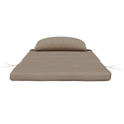 Coussins de chaise adirondack lot de 2 taupe tissu oxford 