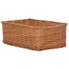 Ensemble de paniers gigognes 4 pcs Marron Saule 