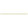 Tissu de remplacement de cantonnière d’auvent rayure crème 3,5m 