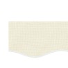 Tissu de remplacement de cantonnière d’auvent rayure crème 3,5m 