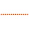 Tissu de remplacement de cantonnière d’auvent jaune orange 3,5m 