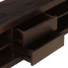 Meuble TV Bois d'acacia massif 120 x 30 x 40 cm Marron foncé 