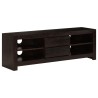 Meuble TV Bois d'acacia massif 120 x 30 x 40 cm Marron foncé 
