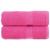 Serviettes d'invité de qualité supérieure SOLUND 2 pcs rose 