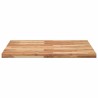 Dessus de table carré 90x90x4 cm bois massif d'acacia 