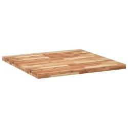 Dessus de table carré 90x90x4 cm bois massif d'acacia 