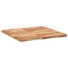 Dessus de table carré 90x90x4 cm bois massif d'acacia 
