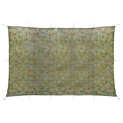 Filet de camouflage avec sac de rangement 5x6 m Vert 