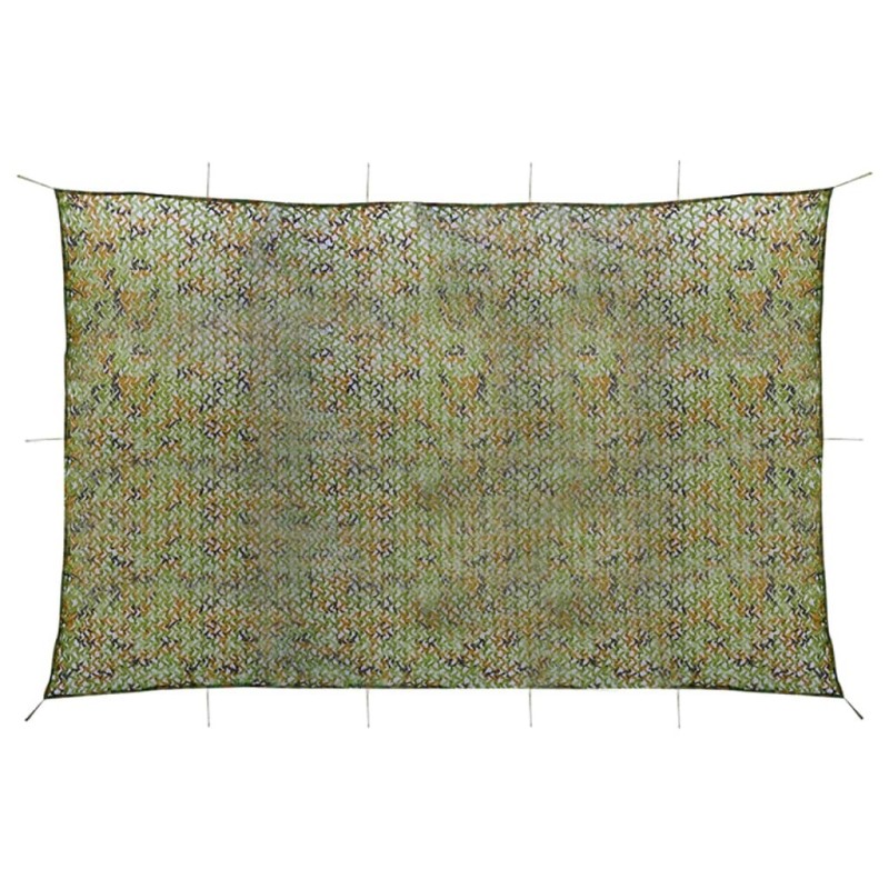 Filet de camouflage avec sac de rangement 5x6 m Vert Filet de camouflage avec sac de rangement 5x6 m Vert