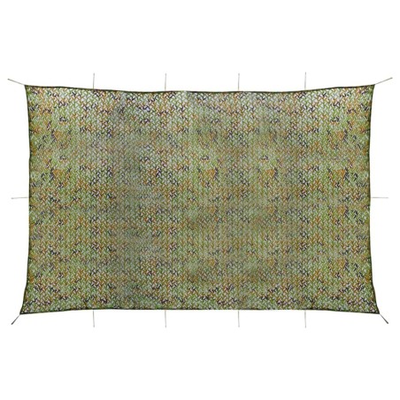 Filet de camouflage avec sac de rangement 5x6 m Vert 