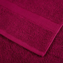Serviettes d'invité de qualité supérieure SOLUND 2 pcs bordeaux 