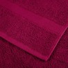 Serviettes d'invité de qualité supérieure SOLUND 2 pcs bordeaux 