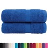 Serviettes d'invité de qualité supérieure SOLUND 2 pcs bleu 