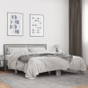 Cadre de lit sans matelas sonoma gris 150x200 cm 