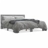 Cadre de lit sans matelas sonoma gris 150x200 cm 