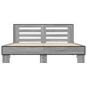 Cadre de lit sans matelas sonoma gris 150x200 cm 