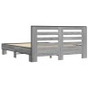 Cadre de lit sans matelas sonoma gris 150x200 cm 