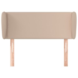Tête de lit avec oreilles Cappuccino 103x23x78/88 cm Similicuir 