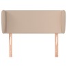 Tête de lit avec oreilles Cappuccino 103x23x78/88 cm Similicuir 