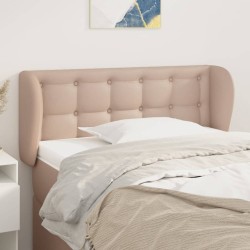 Tête de lit avec oreilles Cappuccino 93x23x78/88 cm Similicuir 