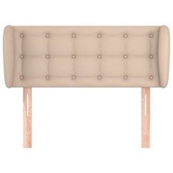 Tête de lit avec oreilles Cappuccino 93x23x78/88 cm Similicuir 