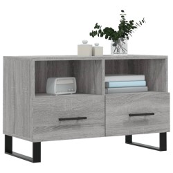 Meuble TV Sonoma gris 80x36x50 cm Bois d'ingénierie 