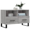 Meuble TV Sonoma gris 80x36x50 cm Bois d'ingénierie 