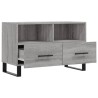 Meuble TV Sonoma gris 80x36x50 cm Bois d'ingénierie 