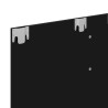 Meuble TV mural Noir brillant 120x23,5x90 cm Bois d’ingénierie 