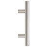 Poignées d'armoire 10 pcs argenté 64 mm acier inoxydable 