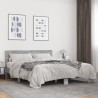 Cadre de lit sans matelas sonoma gris 160x200 cm 