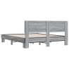 Cadre de lit sans matelas sonoma gris 160x200 cm 