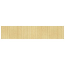 Cloison de séparation naturel clair 165x800 cm bambou 