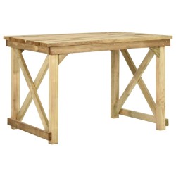 Table de jardin 110x79x75 cm Bois de pin imprégné 