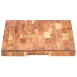 Planche à découper 50x35x4 cm Bois d'acacia massif 