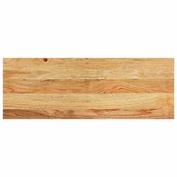 Marches d'escalier 2 pcs marron clair 70x25x2 cm chêne massif 