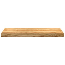 Marches d'escalier 2 pcs marron clair 70x25x2 cm chêne massif 