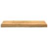 Marches d'escalier 2 pcs marron clair 70x25x2 cm chêne massif 