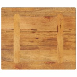 Dessus de table 60x50x3,8 cm rectangulaire bois massif manguier 