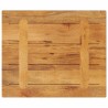 Dessus de table 60x50x3,8 cm rectangulaire bois massif manguier 