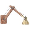 Lampe murale Style industriel Laiton Rond E27 