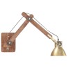 Lampe murale Style industriel Laiton Rond E27 