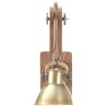 Lampe murale Style industriel Laiton Rond E27 