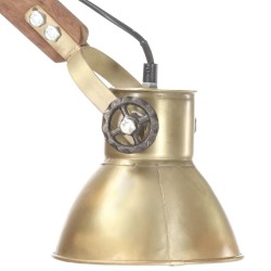 Lampe murale Style industriel Laiton Rond E27 