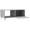 Table basse sonoma gris 90x50x40 cm bois d'ingénierie 