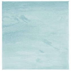 Tapis OVIEDO à poils courts vert 160x160 cm 