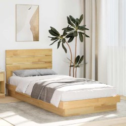 Cadre de lit avec tête de lit sans matelas 75 x 190 cm 