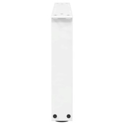 Pieds de table basse en forme de V, 2 pièces, blanc, 50 x (30-31,3) cm, acier 