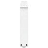 Pieds de table basse en forme de V, 2 pièces, blanc, 50 x (30-31,3) cm, acier 