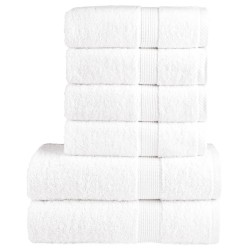 Ensemble de serviettes de qualité supérieure SOLUND 6 pcs blanc 